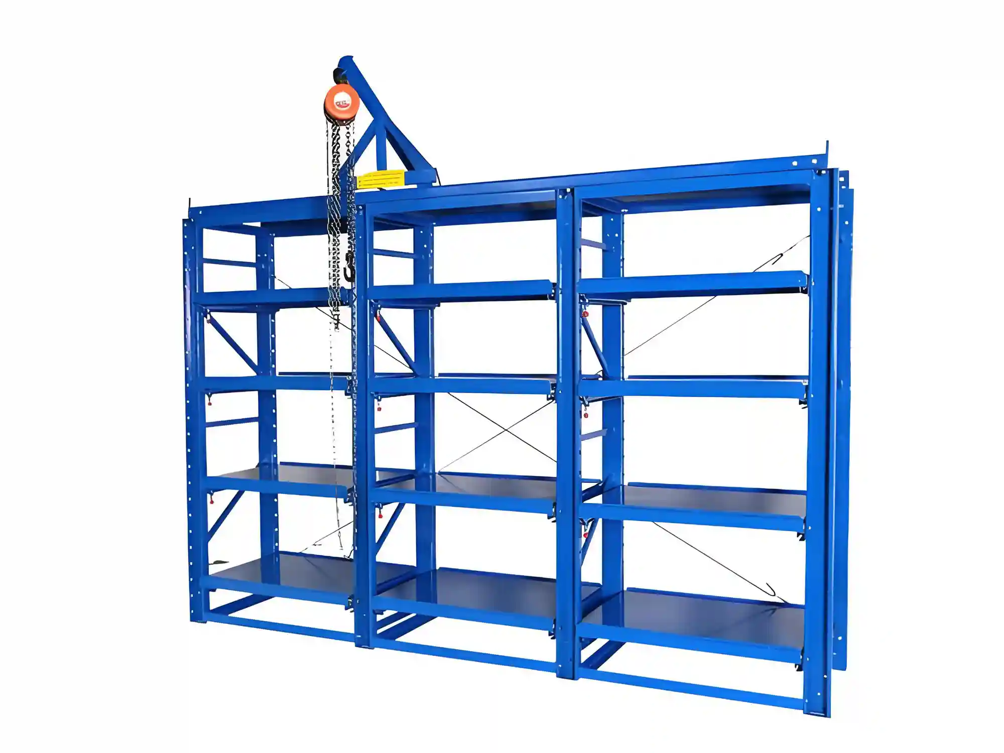 Drawer-type shelves