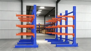 Steel pipe storage cantilever rack