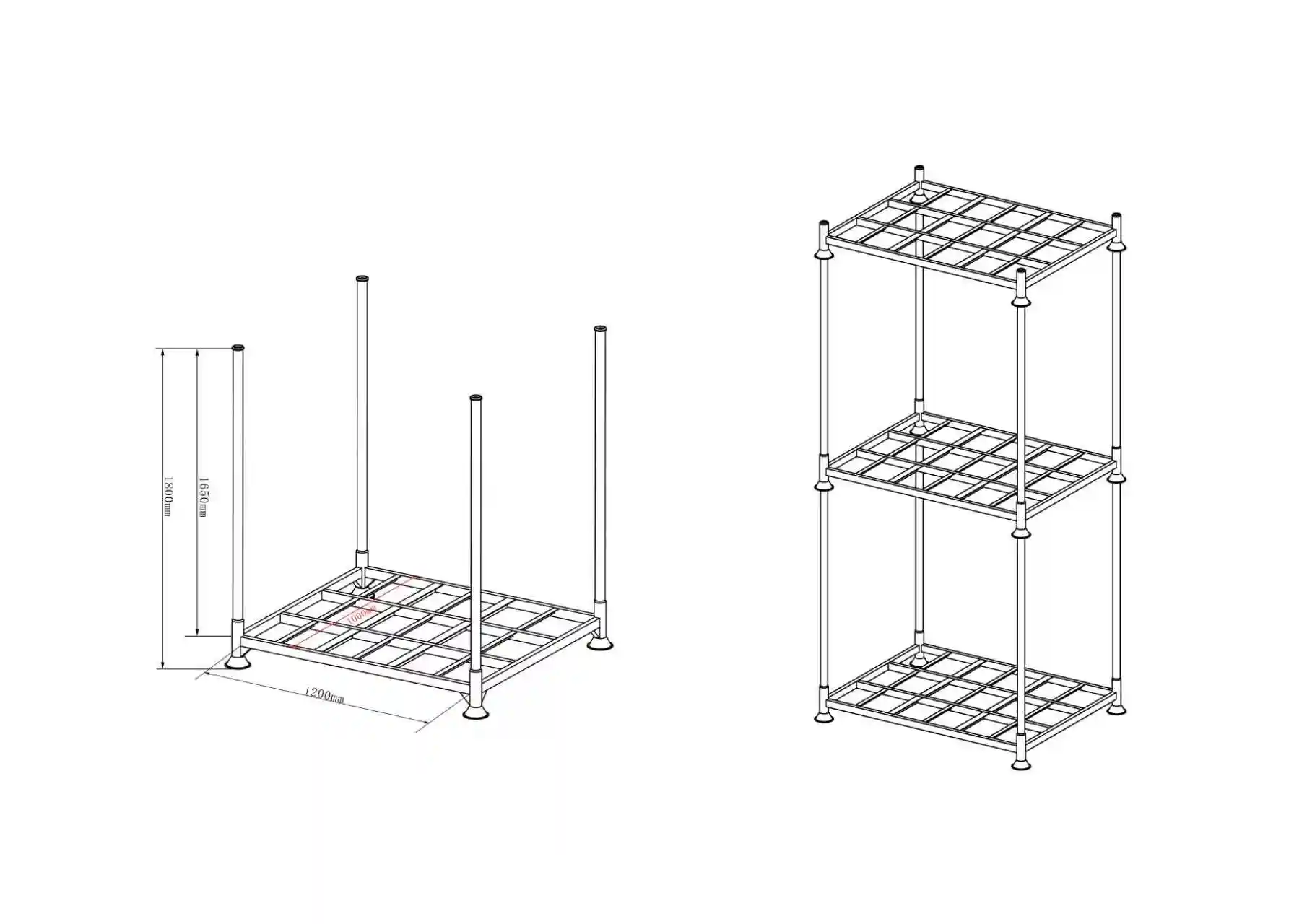 Custom rack dimensions