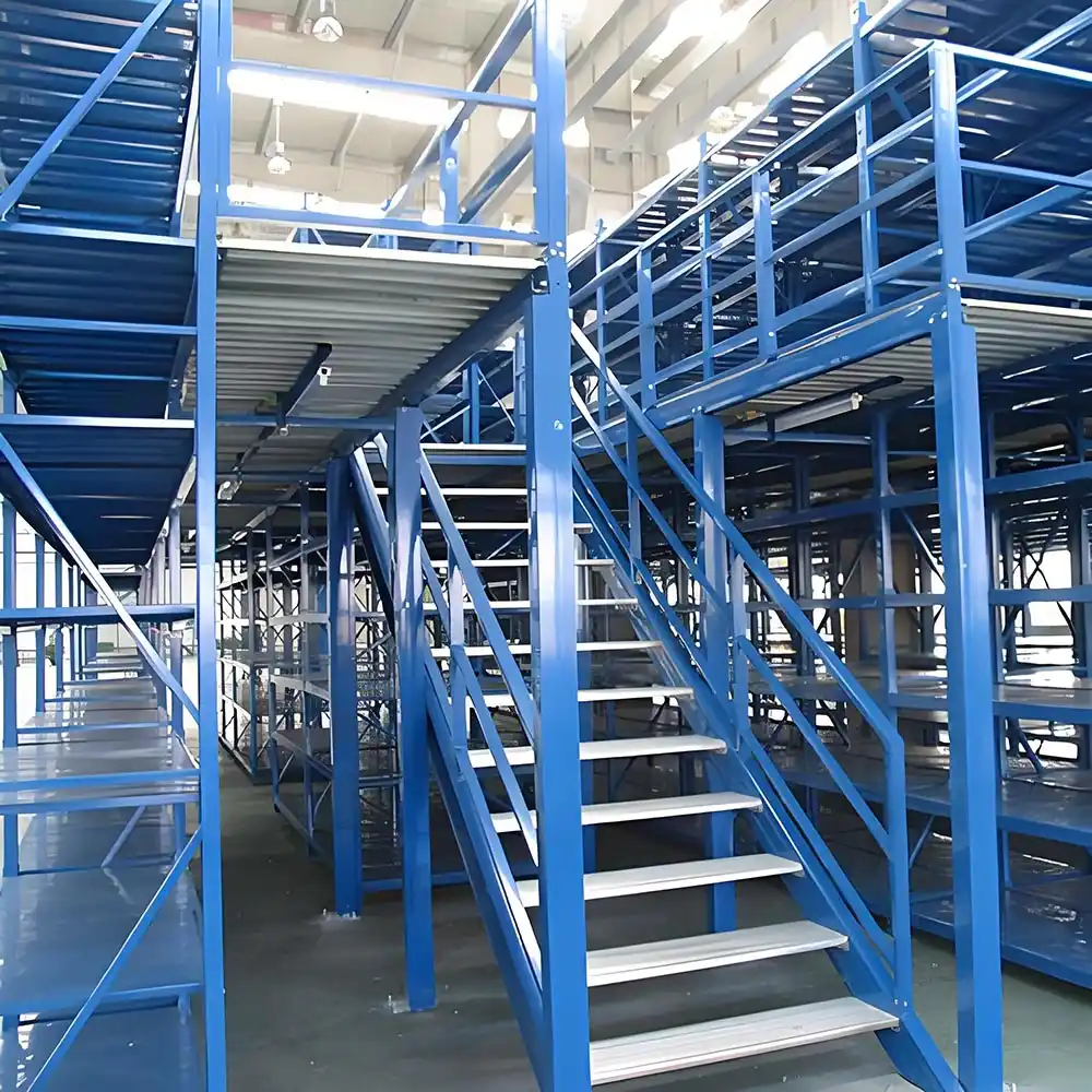 multi-tier mezzanine floor