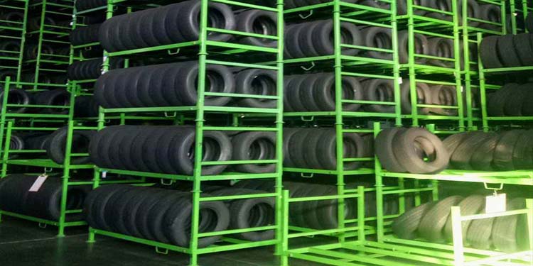Motorcycle Tire Storage Racks