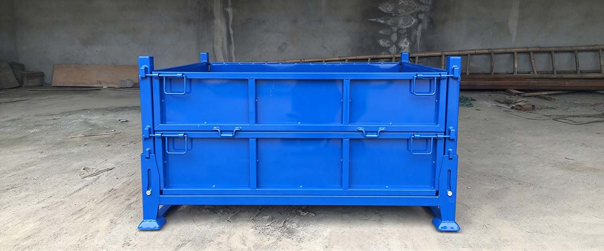 Heavy Duty Folding WireSteeContainer