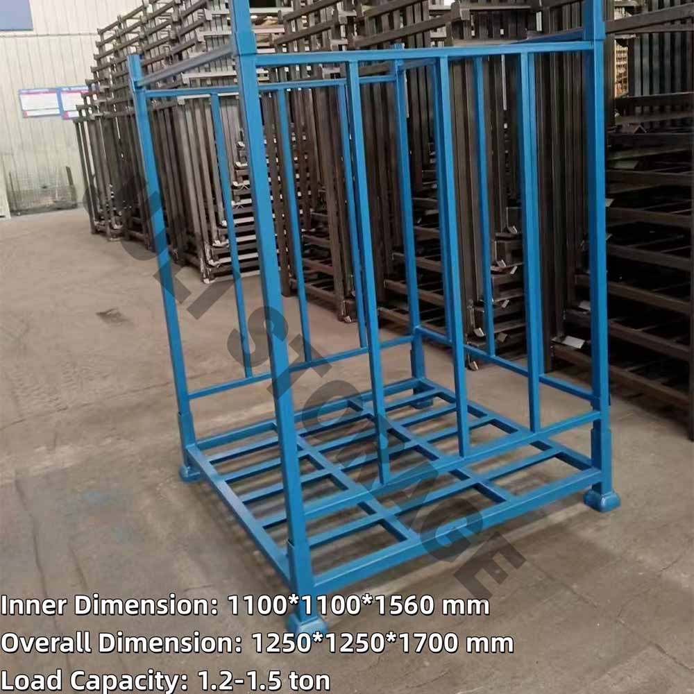 Heavy-Duty Stack Racks for Sale | Three-Side Guardrail Storage Solutions - Image 3